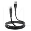 Кабель USB Type-C 2.4A 1м Soft Silicone черный PROOVE (492030001)