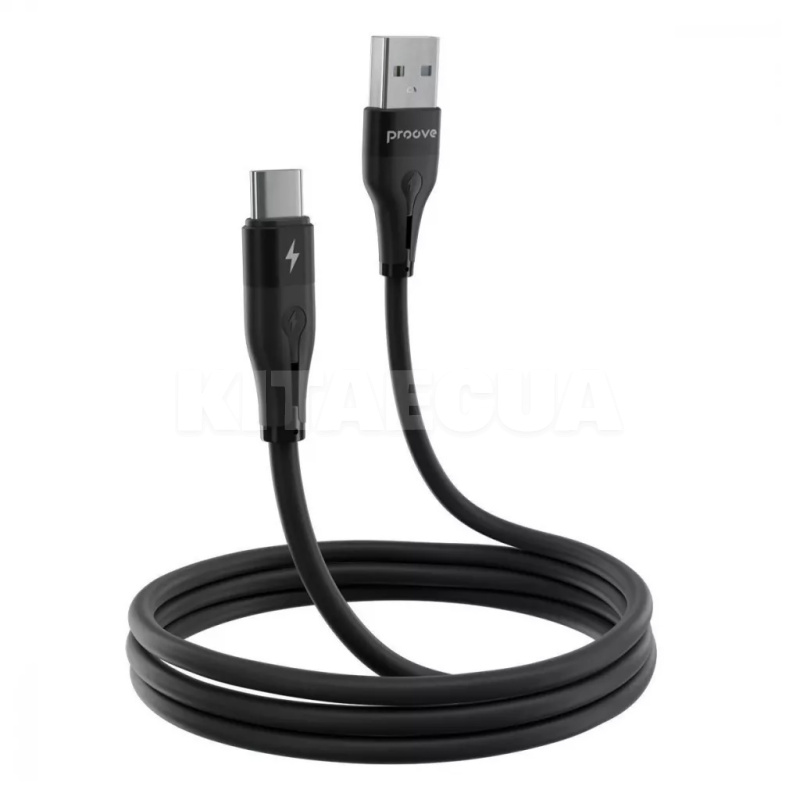 Кабель USB Type-C 2.4A 1м Soft Silicone черный PROOVE (492030001) - 5