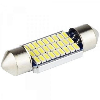 LED лампа для авто T11 C5W 1.35W 6000K DriveX