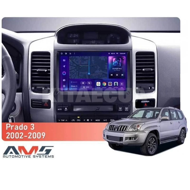 Штатна магнітола MOSS M3 4+32 ГБ 9" Lexus GX 470 J120 2002-2009 (F3) AMS (50716) - 2