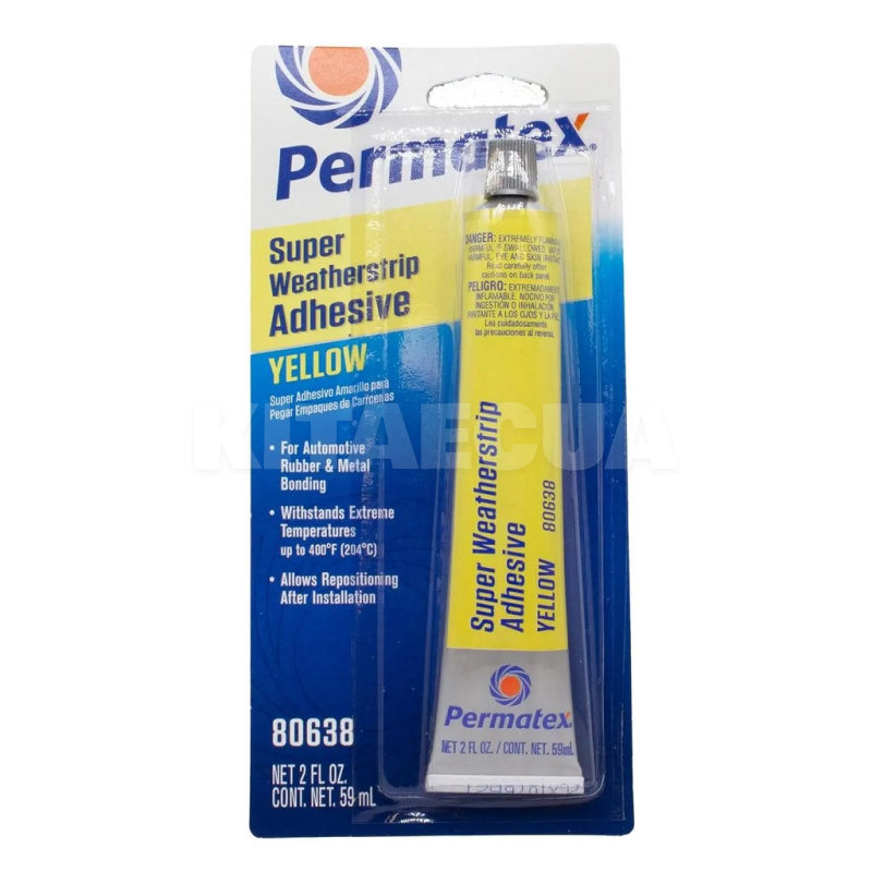 Клей 59мл Super Weatherstrip Adhesive для ущільнювачів Permatex (80638)