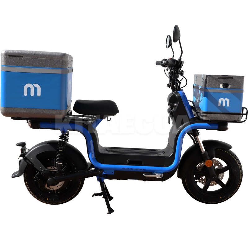 Электроскутер XIO MA U1 L1E 2520 120 км 1200 Вт голубой AIMA (XIO MA U1 L1E 2520 W/h-blue) - 3