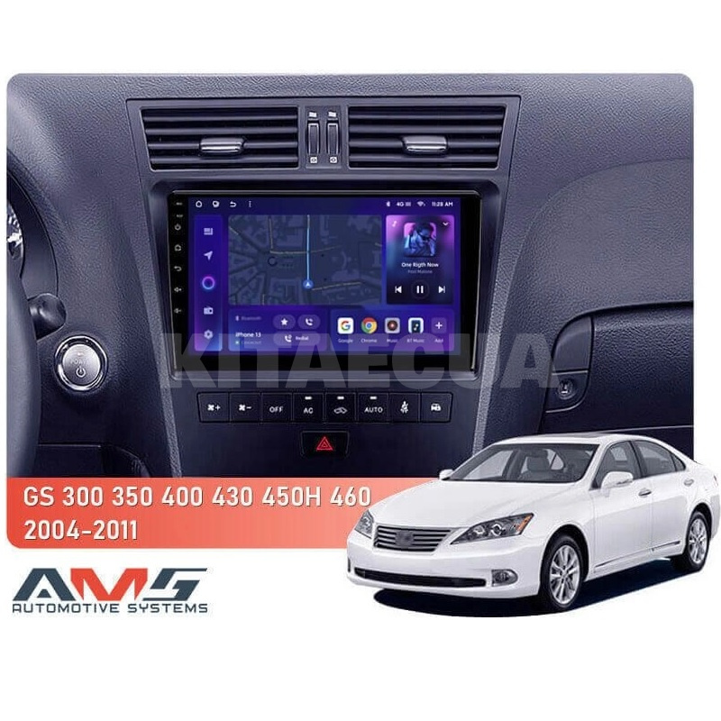 Штатна магнітола MOSS M3 4+32 ГБ Lexus GS 430 2004-2011 (L3) AMS (50106) - 2