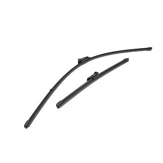 Щітка склоочисника (двірник) 650/350мм безкаркасна (компл) VALEO