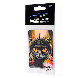 Ароматизатор сухой листик "жвачка" Cat Military Bubble Gum 