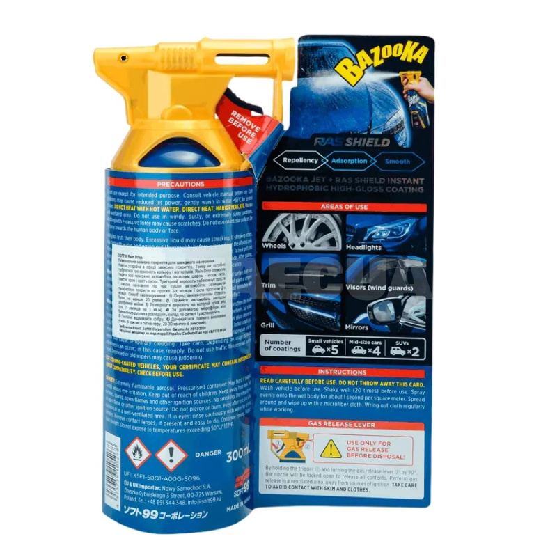 Защитный агент Rain Drop 300мл SOFT99 (00526) - 3