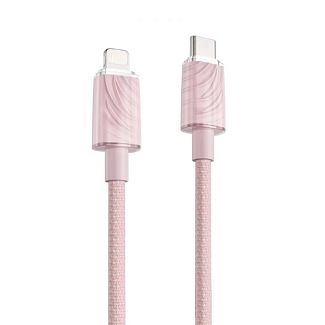 Кабель Type-C Lightning 27W 1м Spectral розовый PROOVE