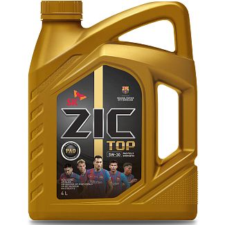 Масло моторне синтетичне 4л 5W-30 TOP ZIC