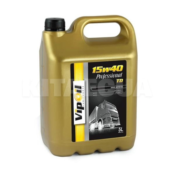Масло моторное полусинтетическое 5л td 15w40 professional VipOil (162849)