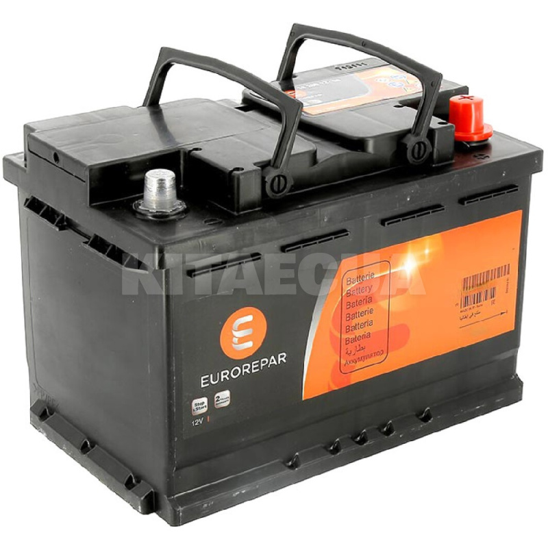 Автомобільний акумулятор AGM Start Stop 60Ач 680А "+" праворуч EUROREPAR (1648431380)