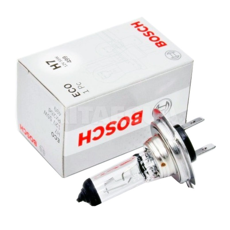 Галогенова лампа H7 12V 55W Eco Bosch (BO 1987302804) - 2