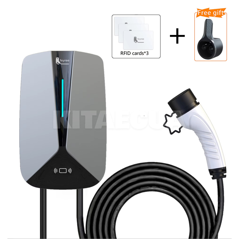 Зарядка для электромобиля Type 2 7.4 кВт 32А 1-фаза Libra FEYREE (FY7-32-1PH-TP2-CS-LI) - 3