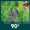 Садові ножиці для трави поворотні 330 мм VERTO (TP15G301)