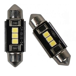 Светодиодная лампа V3 12V C5W 5500K (компл.) AMS