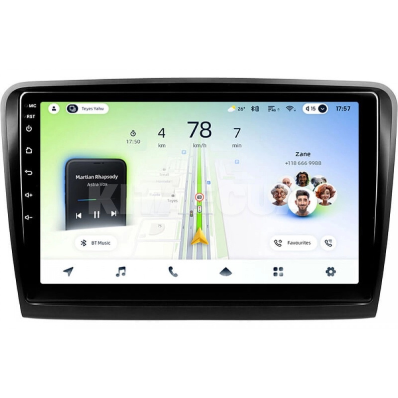 Штатная магнитола CC4L 4+64 Gb 10" Skoda Superb 2 B6 2008-2015 Teyes (72440)