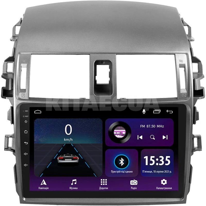 Штатна магнітола E9232 2+32 Gb 9" Toyota Corolla 10 E140 2006-2013 SIGMA4car (42181)