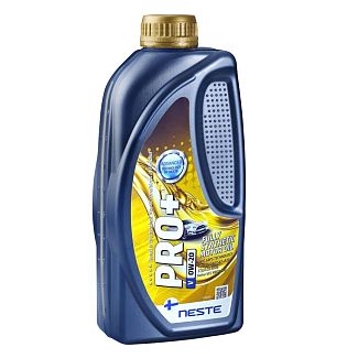Масло моторное синтетическое 1л 0W20 Pro+V NESTE