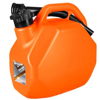 Канистра 10л пластиковая усиленная с лейкой 3TON