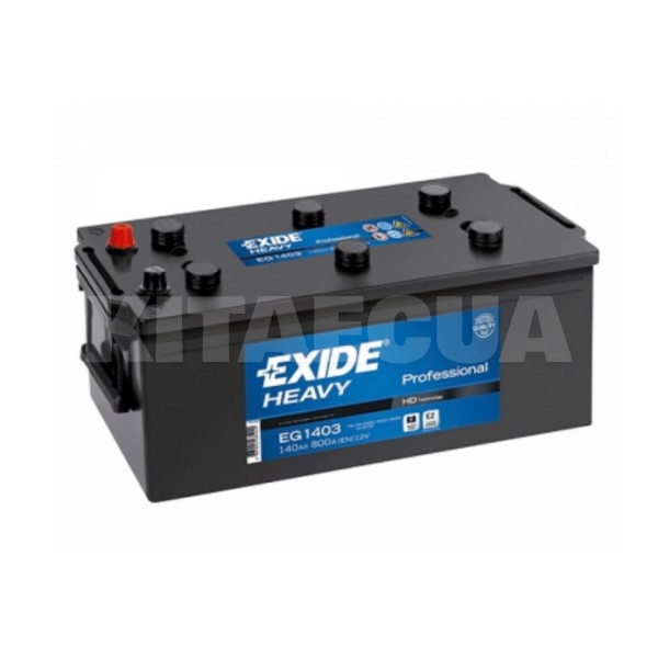 Акумулятор автомобільний 140Ач 800А "+" зліва EXIDE (EG1403)