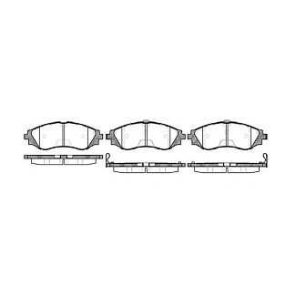 Колодки гальмівні передні REMSA