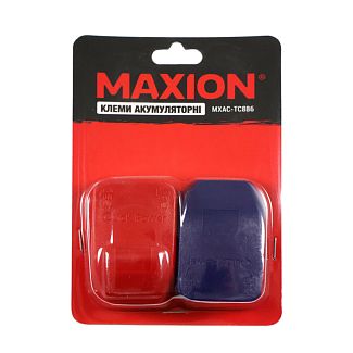 Клеммы аккумуляторные пара медные с крышка полипропиленовая MAXION