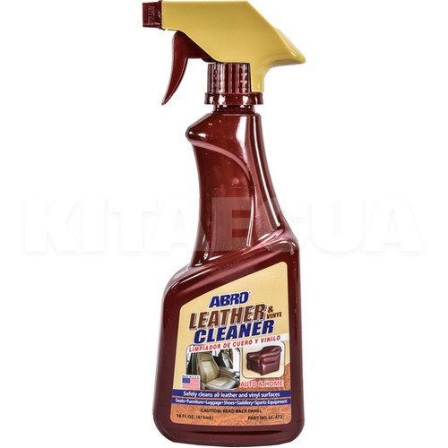 Очиститель обивки салона 473мл Leather & Vinyl Cleaner ABRO (LC-472)