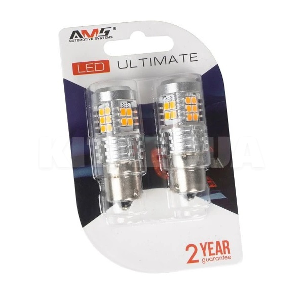 Світлодіодна лампа U24 12V P21W 2200K (компл.) AMS (41300) - 5