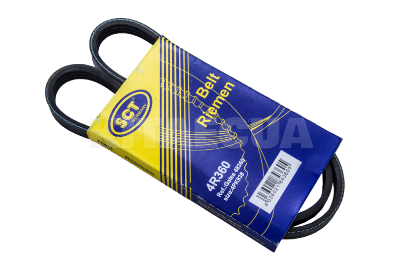 Ремінь генератора 2.4L SCT на Chery EASTAR (MD326780)