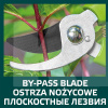 Секатор садовий з наковаленкою 10 мм VERTO (15G201)