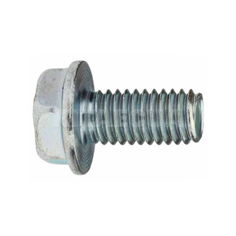 Болт М8 х 12 ТВ-8.8 DIN-6921 с фланцем и насечкой (9881) - 2