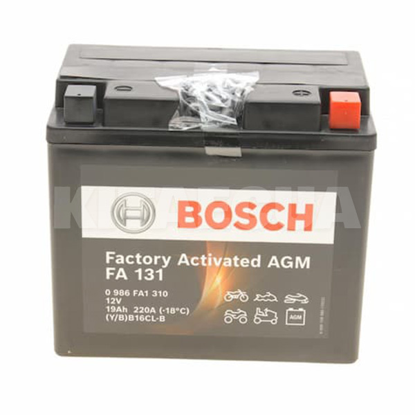 Мото акумулятор FA 131 19Ач 220А "+" праворуч Bosch (0 986 FA1 310)