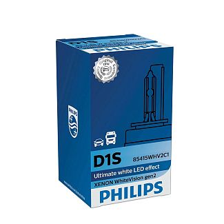 Ксеноновая лампа D1S 35W 85V (PK32d-2) C1 White Vision gen2 PHILIPS