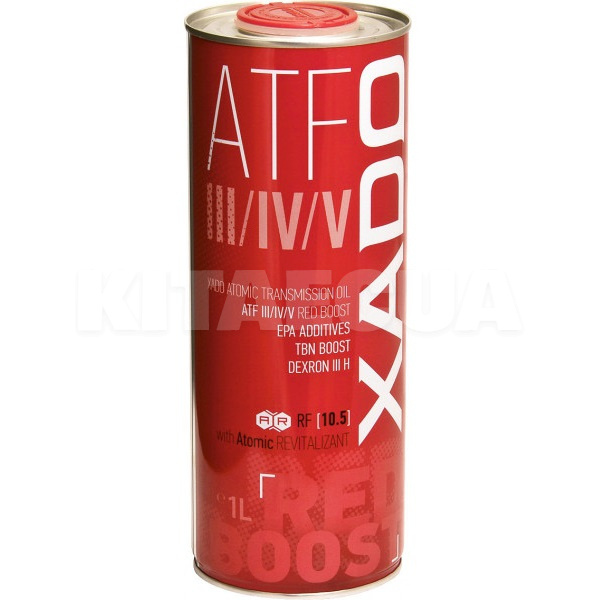 Олія трансмісійна синтетична 1л ATF III/IV/V Red Boost XADO (XA 26129)