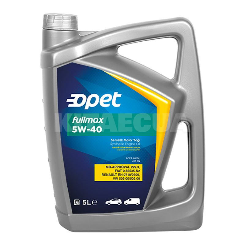 Масло моторне синтетичне 5л 5W-40 FullMax OPET (601448690)