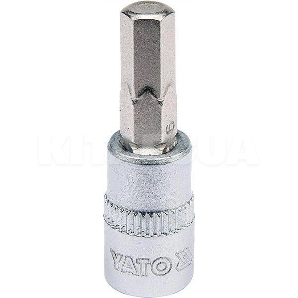 Головка торцевая с насадкой 6 мм 1/4“ 37 мм YATO (YT-04373)