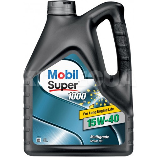 Масло моторное минеральное 4л 15W-40 Super 1000 Х1 MOBIL (152570)