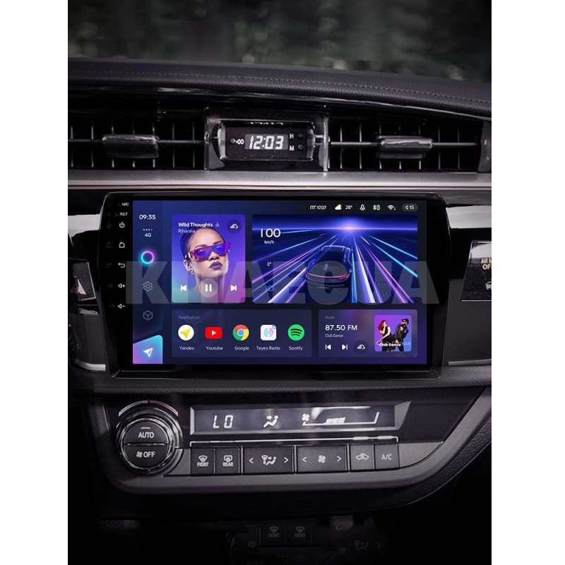 Штатная магнитола CC3L 4+32Gb 10" Toyota Corolla 11 Middle East 2013-2017 (B) Teyes (43147) - 2