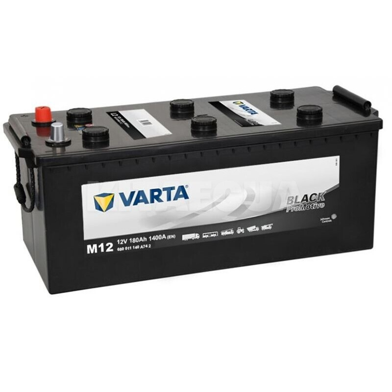 Аккумулятор автомобильный 180Ач 1400А "+" слева VARTA (680011140)