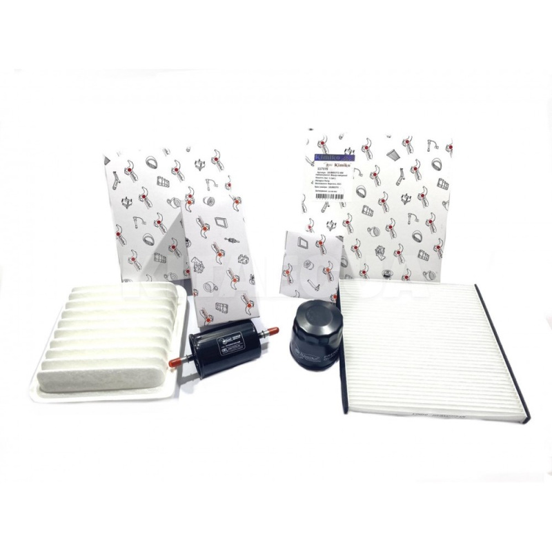Комплект фильтров KIMIKO на Geely MK2 (FILTERS-KIT-MK-MK2-GC6)