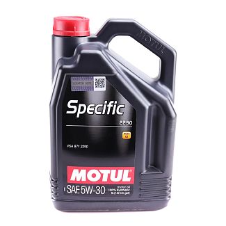 Моторное масло синтетическое 5л 5W-30 Specific 2290 MOTUL