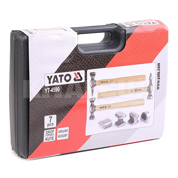 Набор молотков рихтовочных 7 предметов YATO (YT-4590) - 3