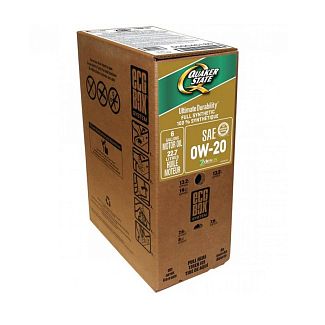 Масло моторное синтетическое 22.7л 0W20 Ecobox Quaker State