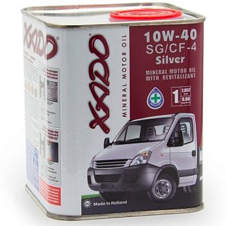 Масло моторное минеральное 1л 10W-40 Silver XADO