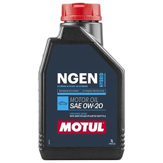 Моторное масло синтетическое 1л 0W-20 NGEN HYBRID MOTUL