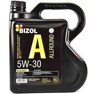 Масло моторне синтетичне 4л 5W-30 Allround BIZOL