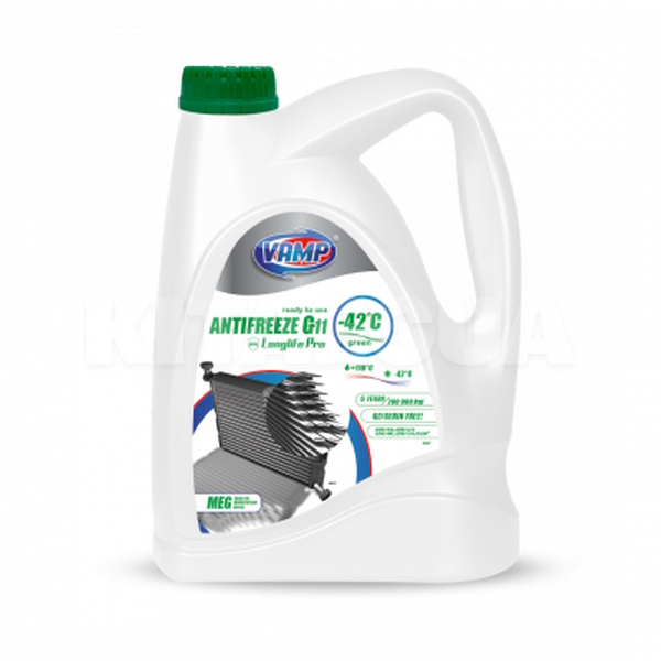 Антифриз зеленый 10л g11 -42°c longlife pro ВАМП (10559)