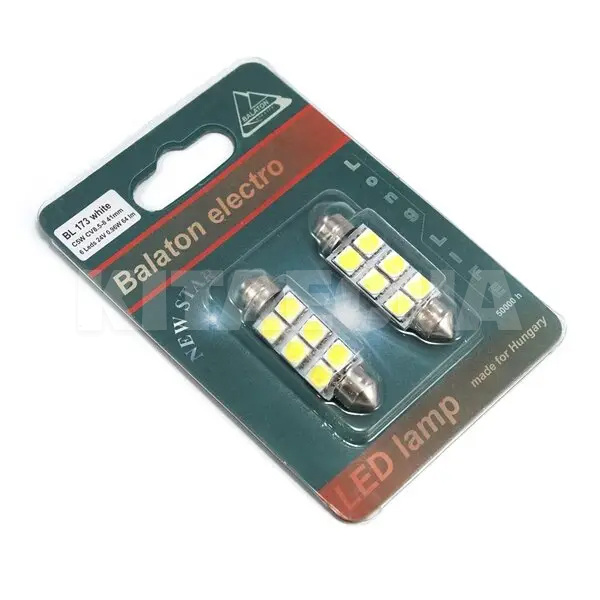 LED лампа для авто BL-173 SV8.5-8 0.94W (комплект) BALATON (135984) - 2