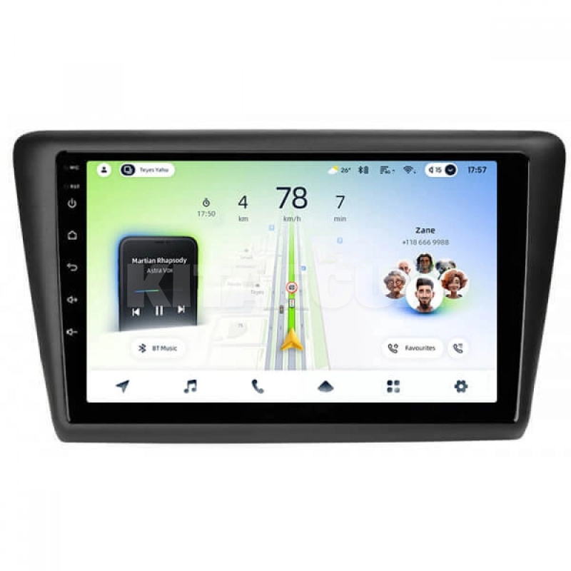 Штатная магнитола CC4L 6+64 Gb 9" Skoda Rapid NH1 NH3 2012-2020 Teyes (71521)