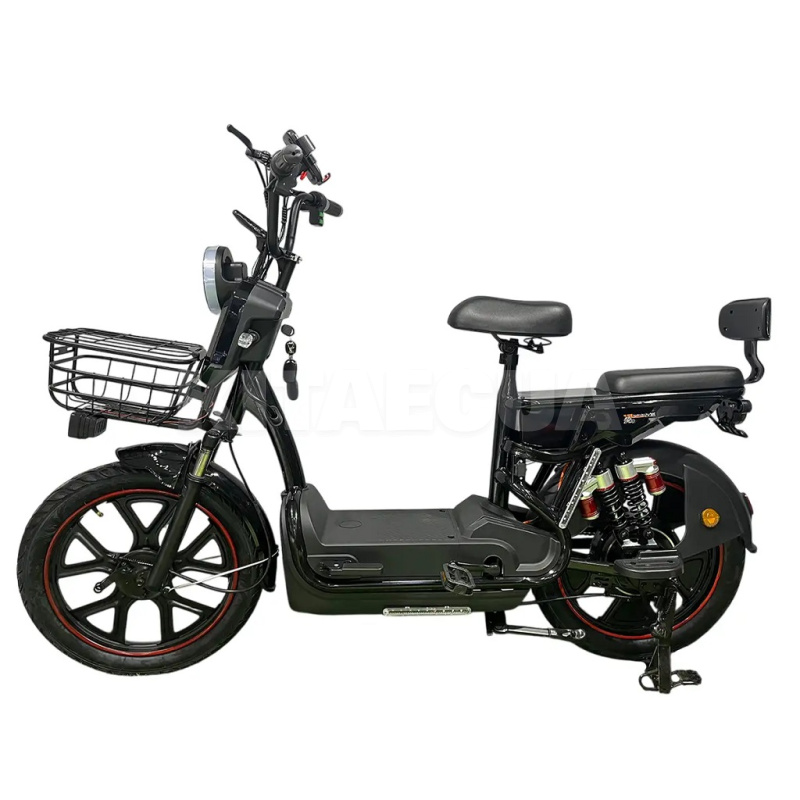 Велоскутер аккумуляторный GLORY 60 км 800 Вт черный + аккумулятор 60В 12Ач FORTE (153516)