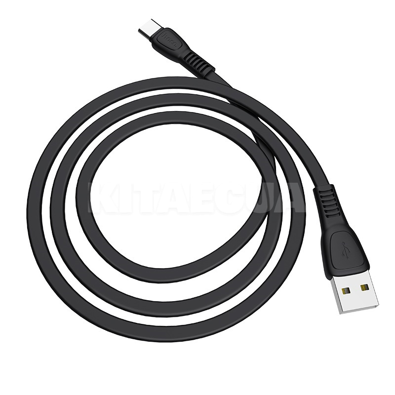 Кабель USB - Type-C 3A X40 1м черный HOCO (6931474711694)